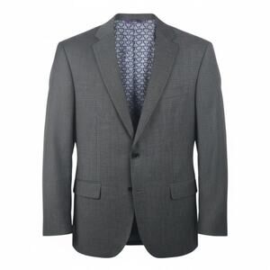 Ted Baker London Endurance Jay CT Blazer Sport Coat Grey plaid Size 44